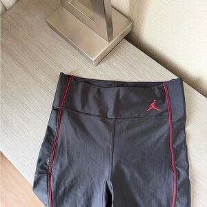 Jordan Black Leggings with Red Details